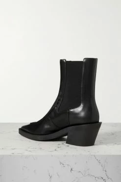 Cheapest 💯 KHAITE Charleston Leather Chelsea Boots 👍 -Khaite Store w920 q60 936