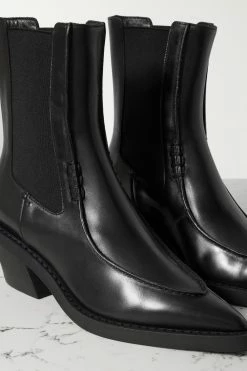 Cheapest 💯 KHAITE Charleston Leather Chelsea Boots 👍 -Khaite Store w920 q60 937