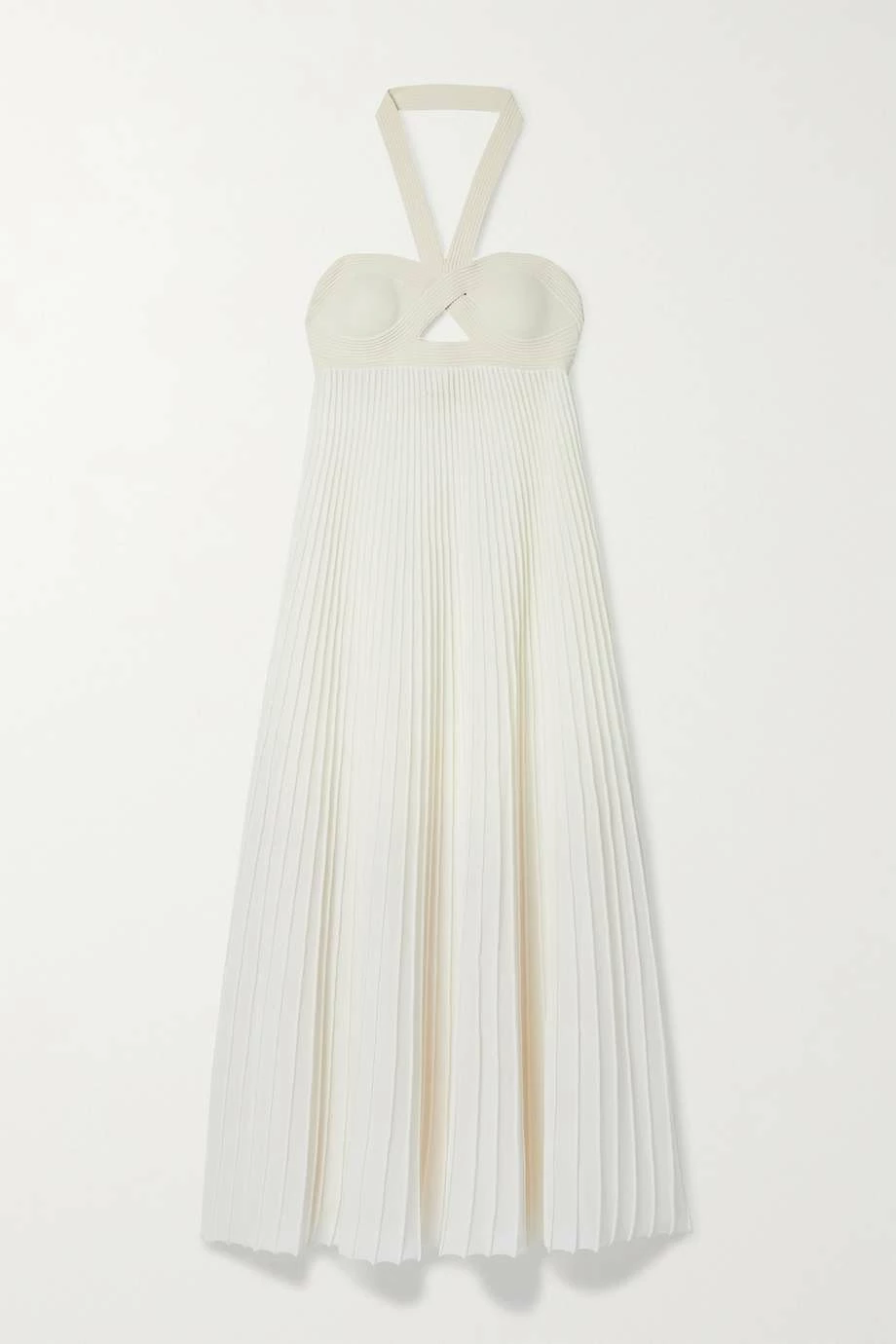 Deals 🎁 KHAITE Annika Cutout Ribbed Stretch-knit Halterneck Midi Dress ⌛ 3 Deals 🎁 KHAITE Annika Cutout Ribbed Stretch-knit Halterneck Midi Dress ⌛