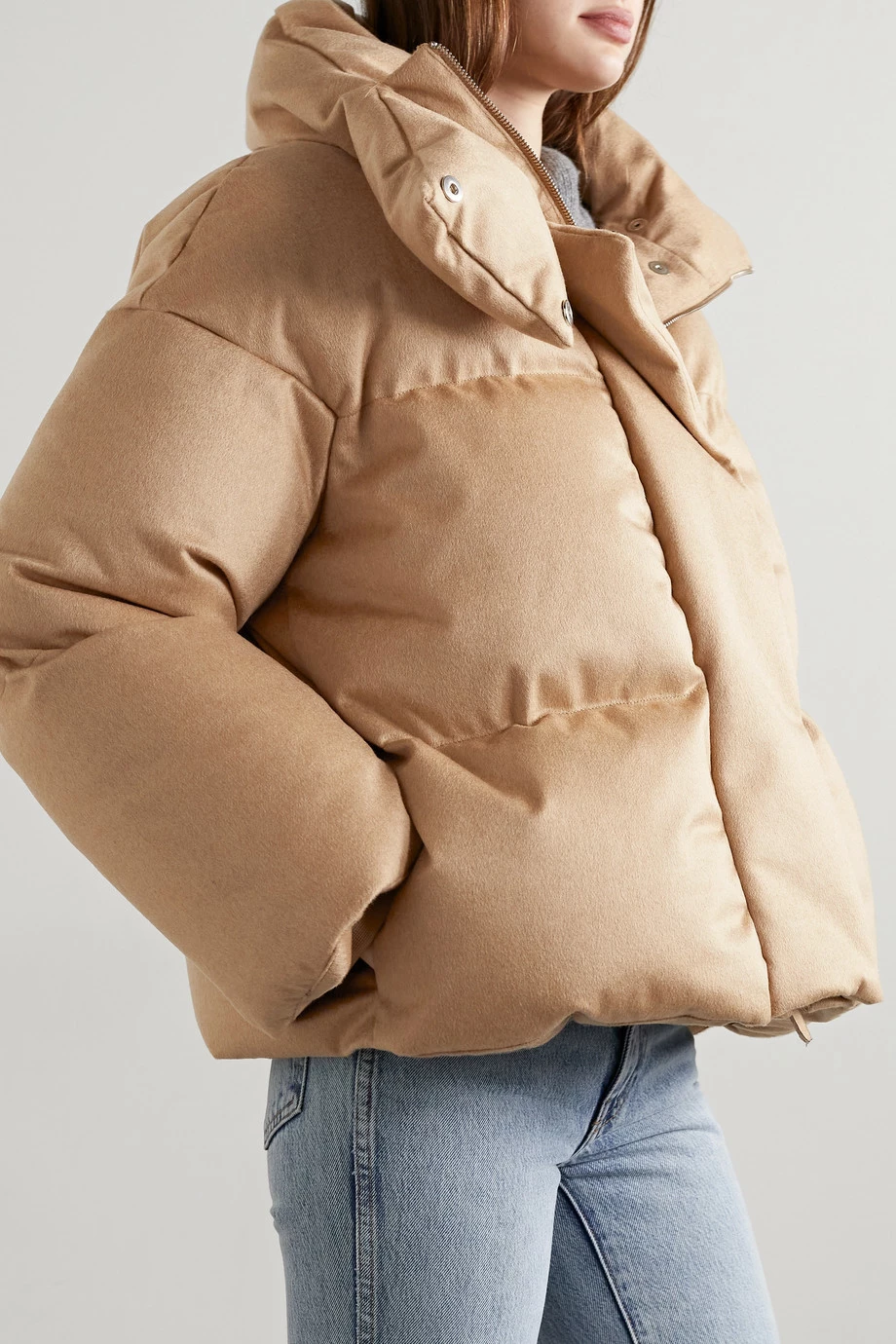 Discount 🌟 KHAITE Raphael Quilted Cashmere-blend Down Jacket ❤️ 5 Discount 🌟 KHAITE Raphael Quilted Cashmere-blend Down Jacket ❤️ - Image 3