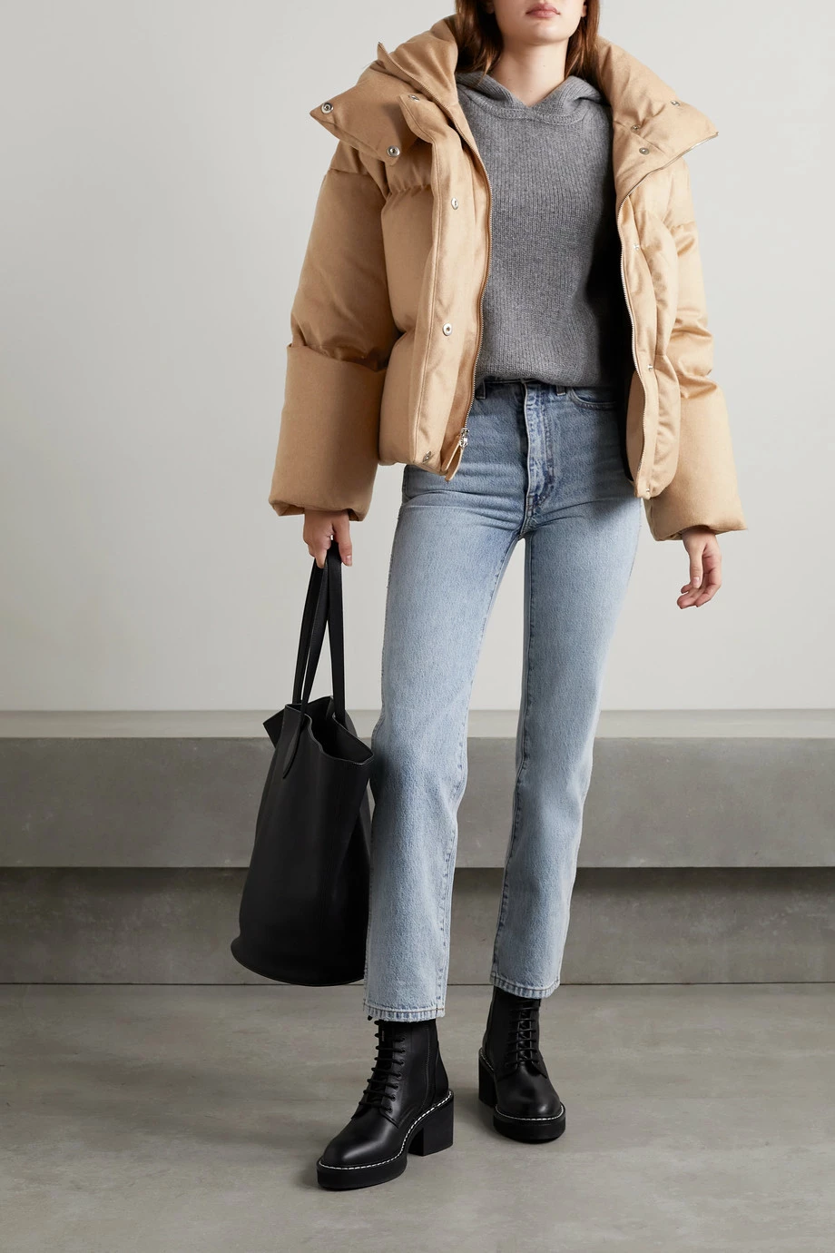 Discount 🌟 KHAITE Raphael Quilted Cashmere-blend Down Jacket ❤️ 8 Discount 🌟 KHAITE Raphael Quilted Cashmere-blend Down Jacket ❤️ - Image 6