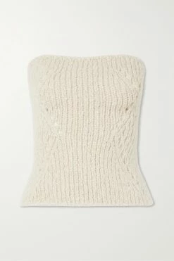 Hot Sale 🤩 KHAITE Charlie Strapless Cashmere Sweater ✨