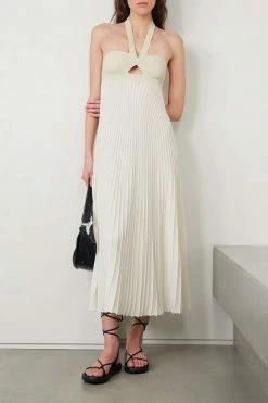 Deals 🎁 KHAITE Annika Cutout Ribbed Stretch-knit Halterneck Midi Dress ⌛ 11 Deals 🎁 KHAITE Annika Cutout Ribbed Stretch-knit Halterneck Midi Dress ⌛ -Khaite Store w920 q60 98