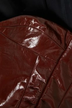 Cheapest ⭐ KHAITE Prim Strapless Patent-leather Bustier Top ❤️ -Khaite Store w920 q60 985